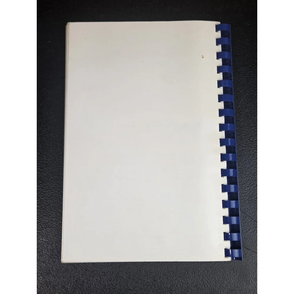 EMD Women's Club Cookbook Cook Book Colts Neck New Jersey 1986‎ Recipe Book